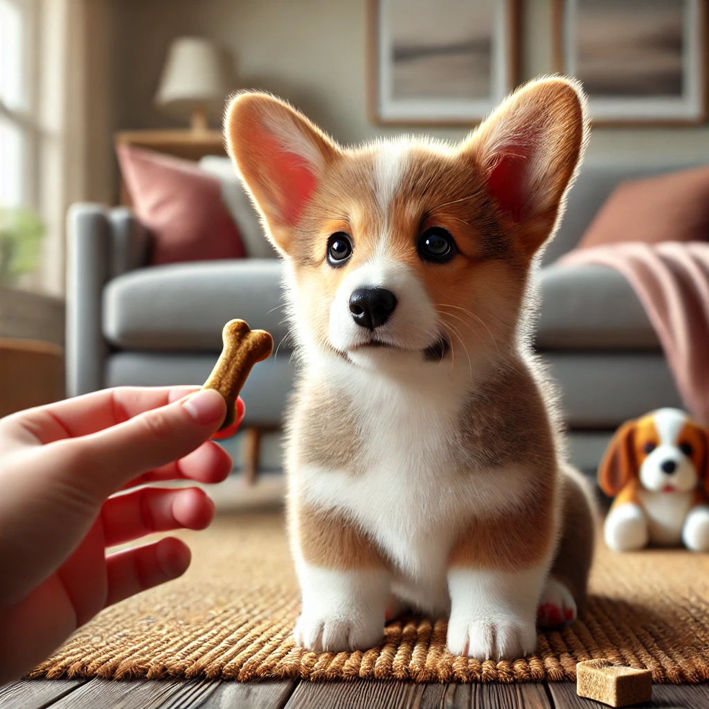 how to discipline a corgi puppy