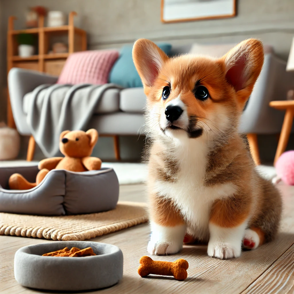 how to discipline a corgi puppy