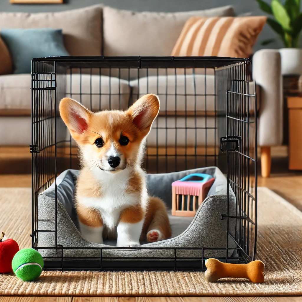 how to discipline a corgi puppy