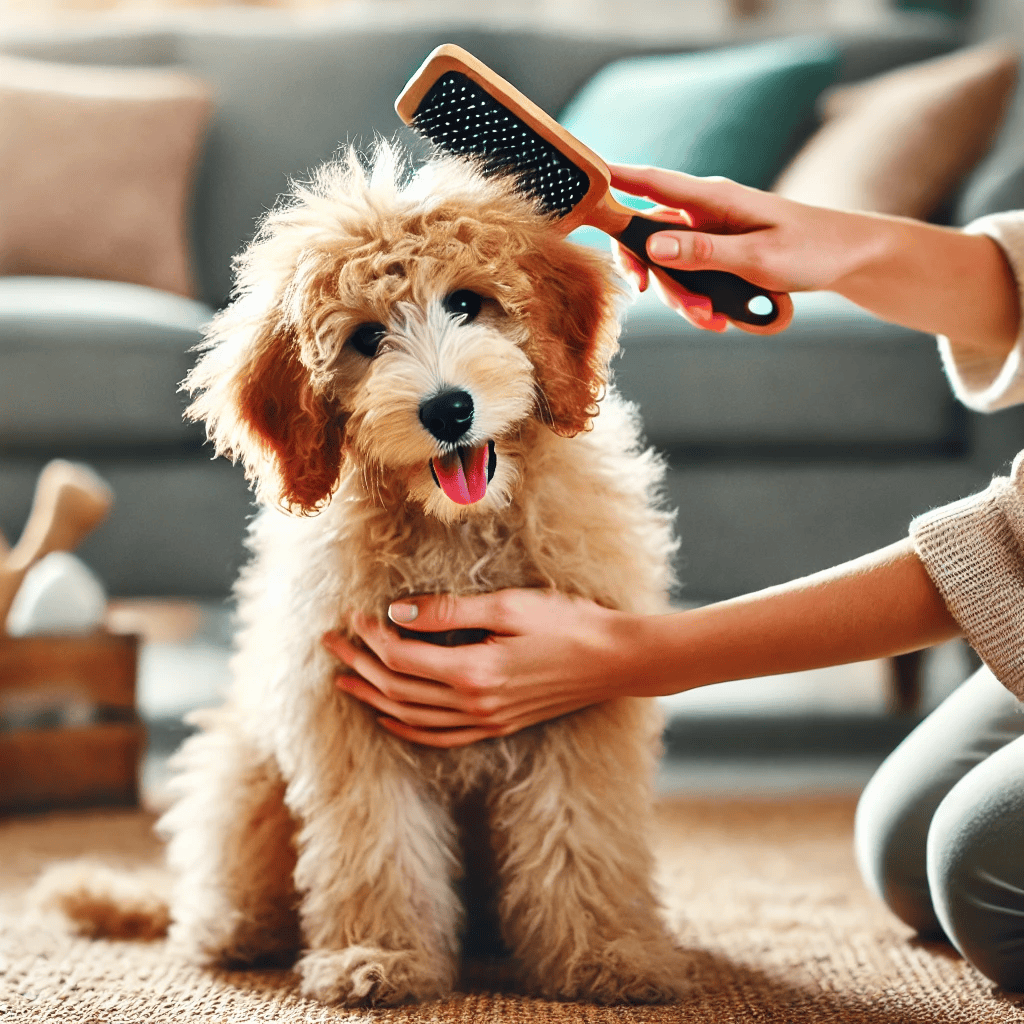 how to groom a goldendoodle puppy