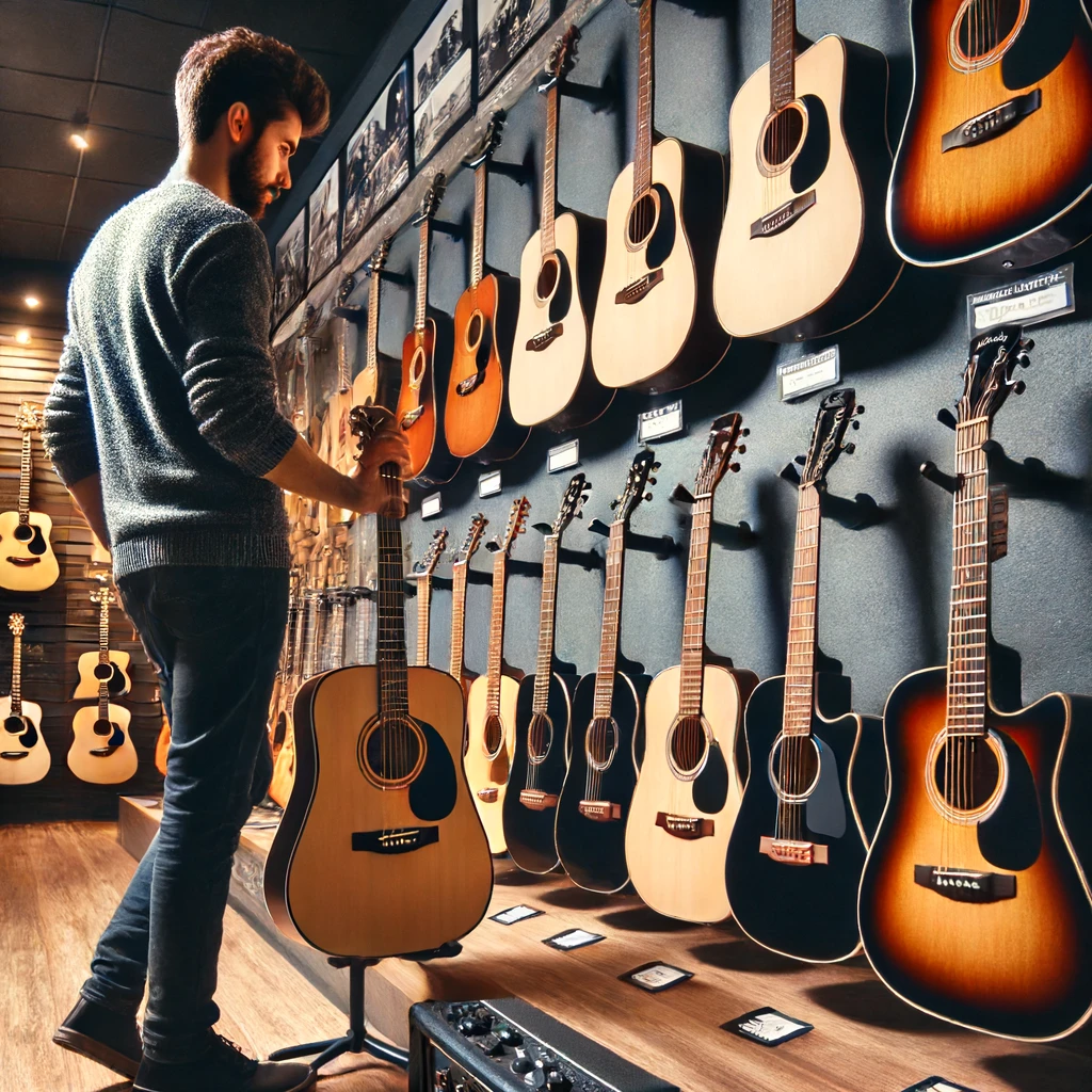 how to hold a guitar