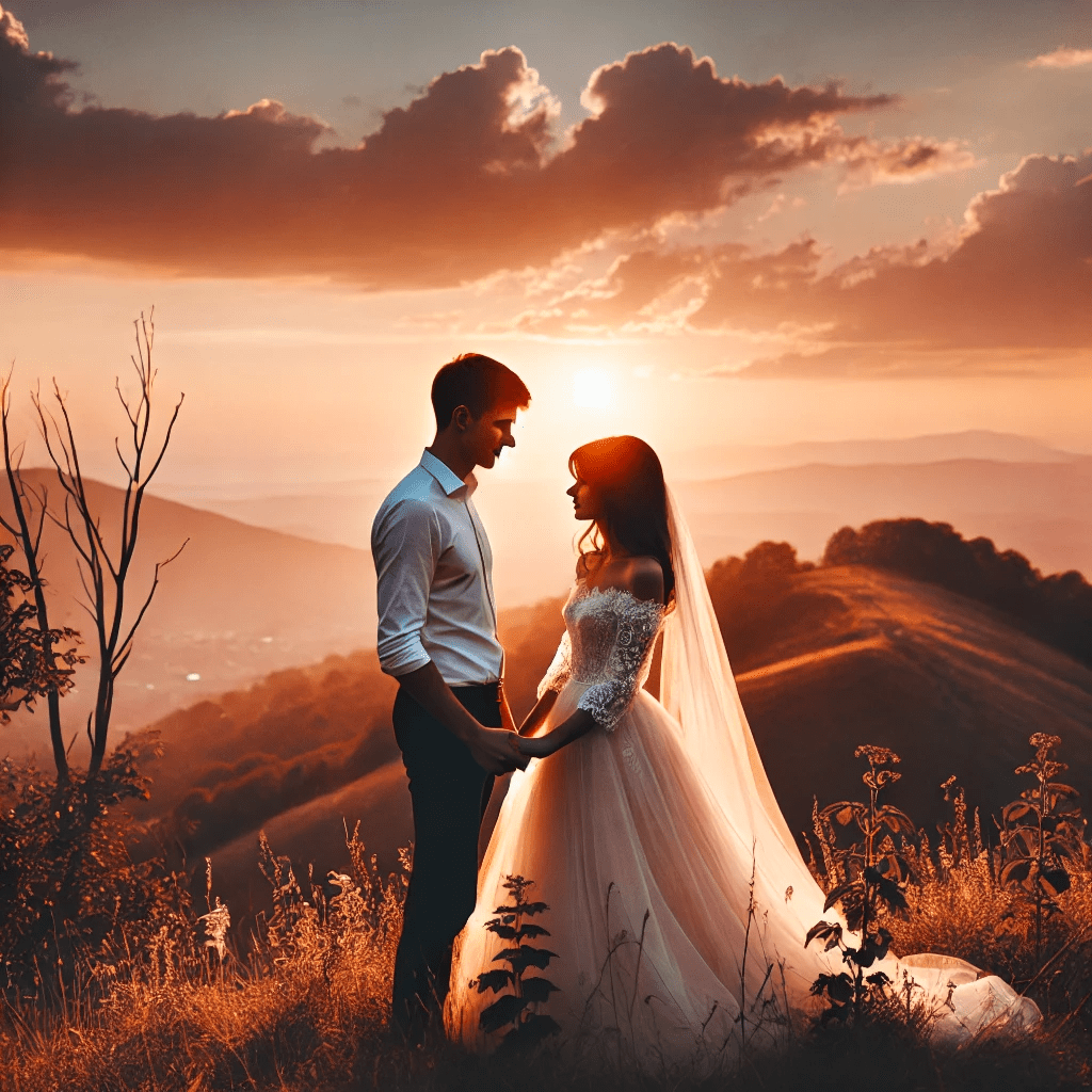 wedding sunset photography