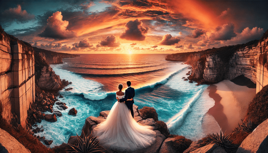 wedding sunset photography