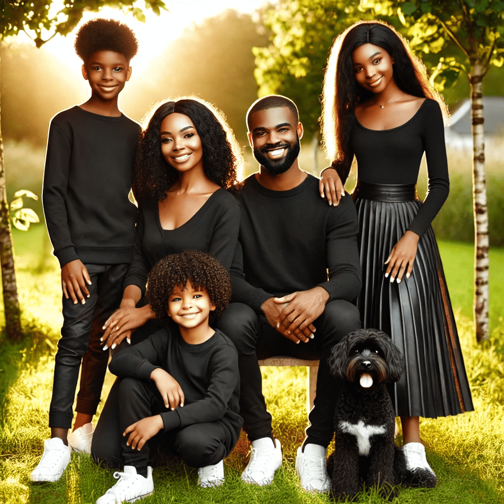 black family photoshoot outfits