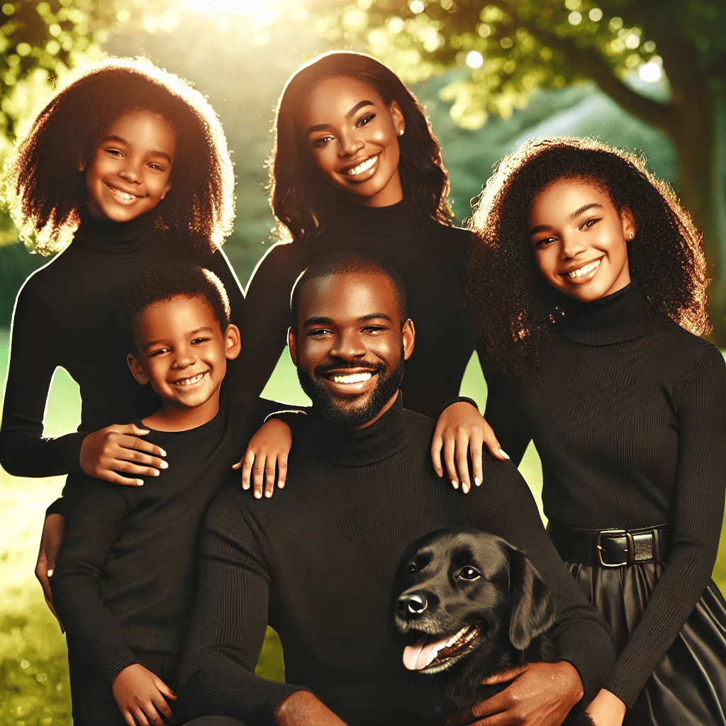 black family photoshoot outfits