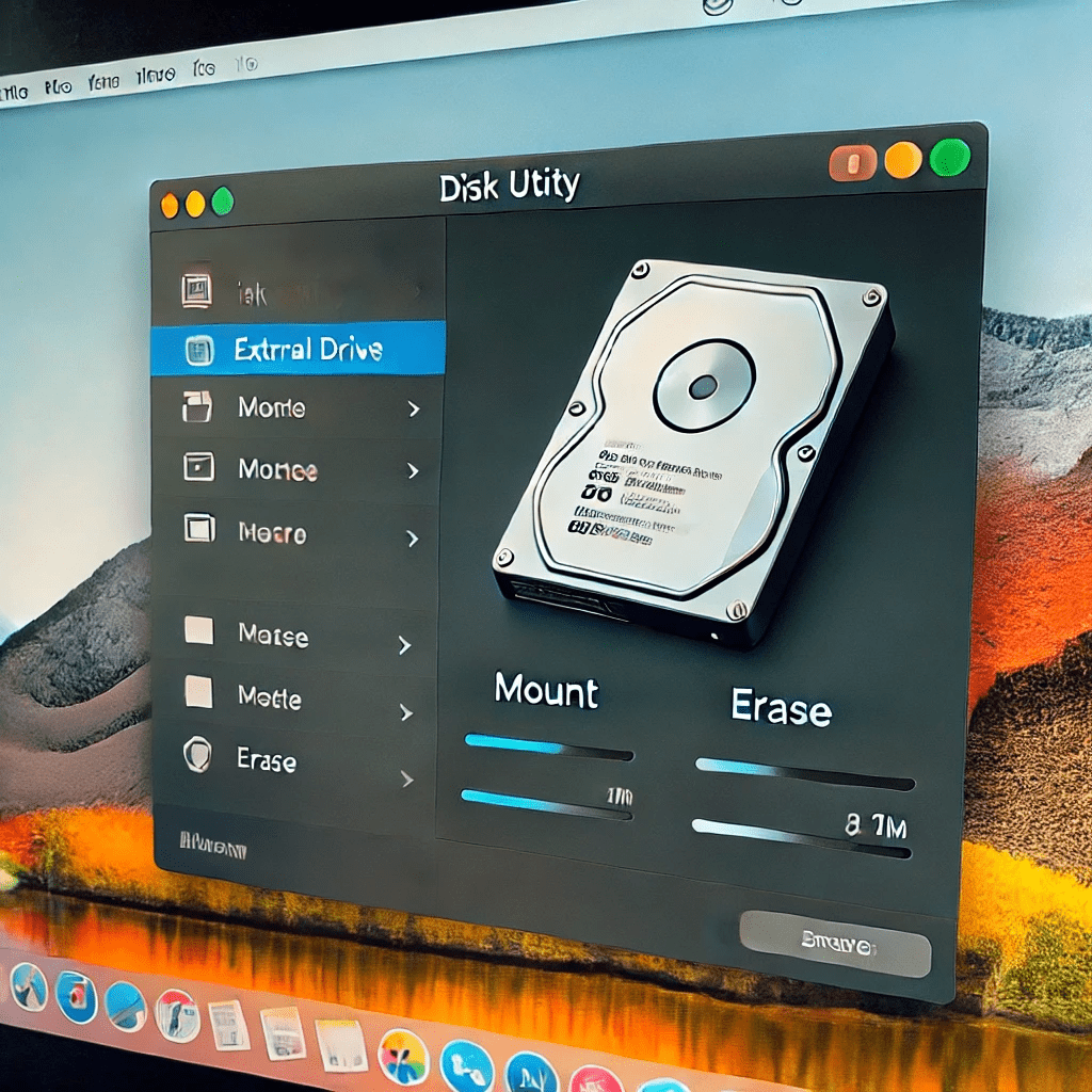 how to unlock external hard drive on Mac