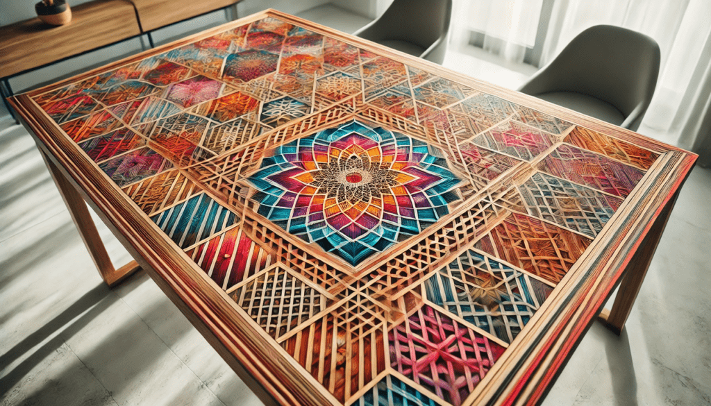 Dye table designs