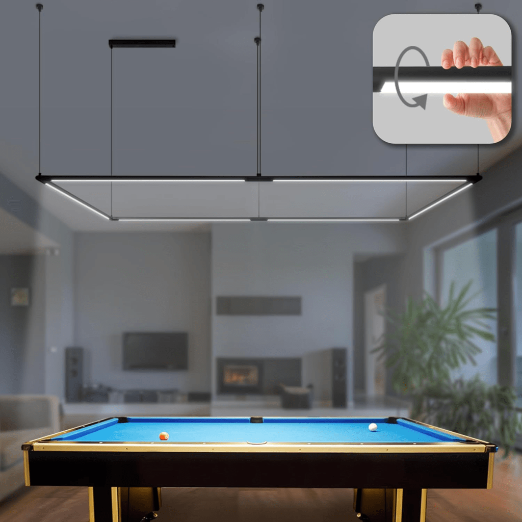 best lighting for pool table