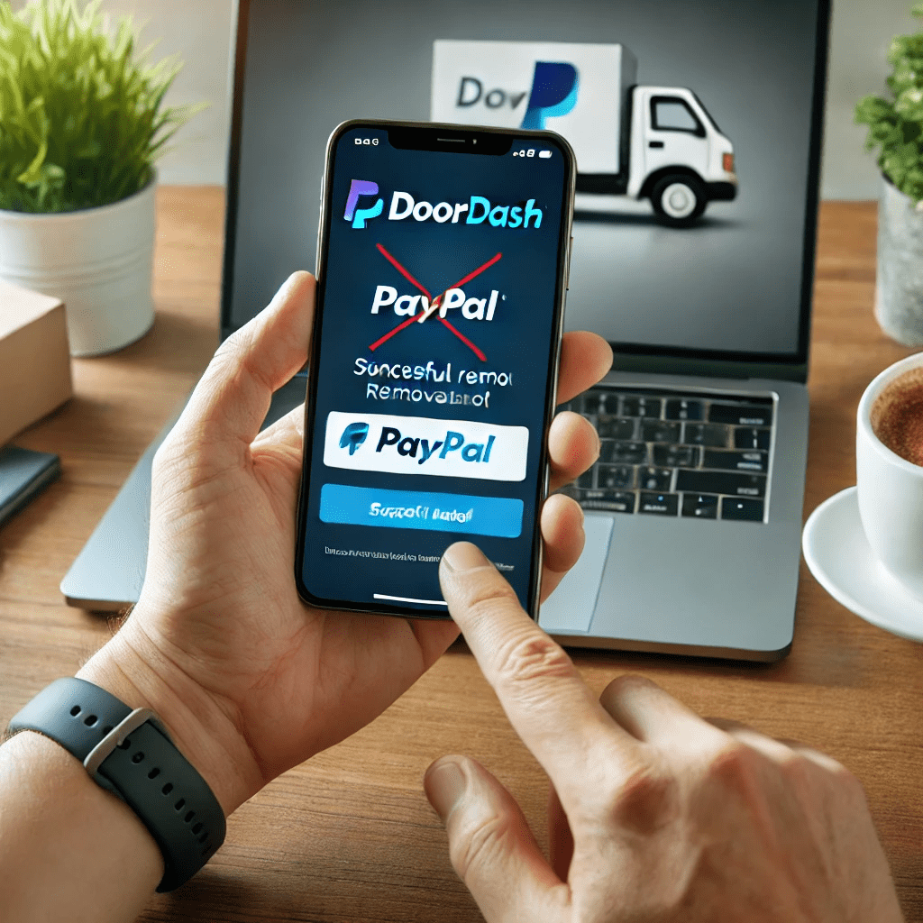 how to remove PayPal from DoorDash