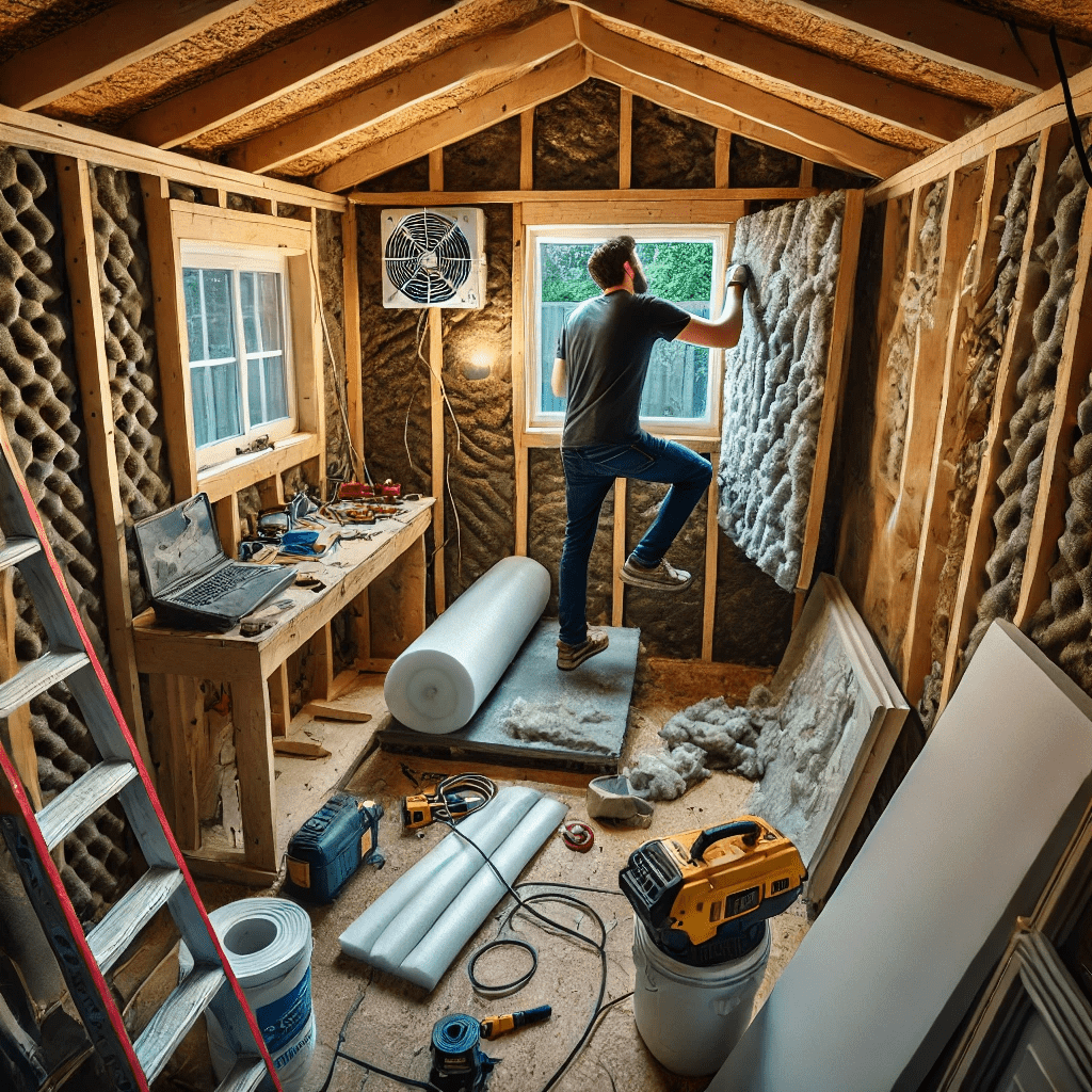 man cave shed ideas