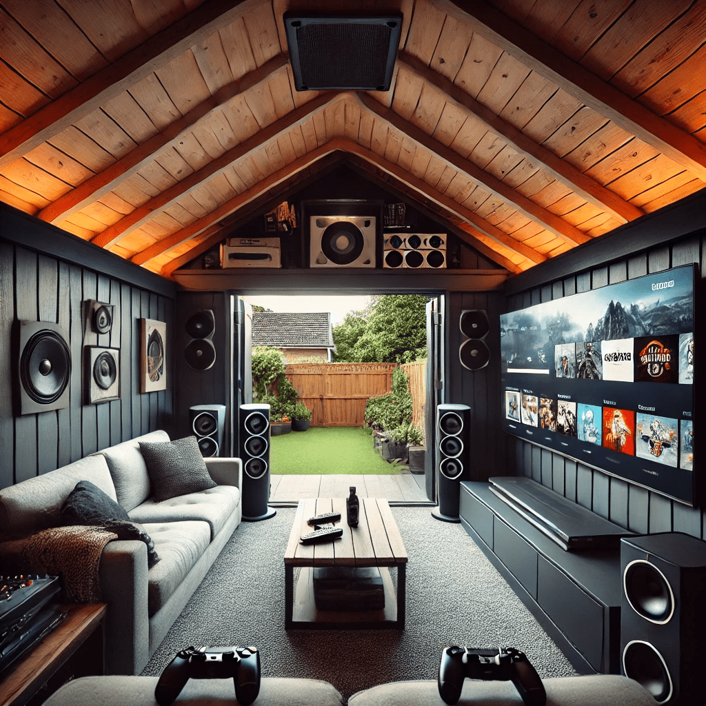 man cave shed ideas