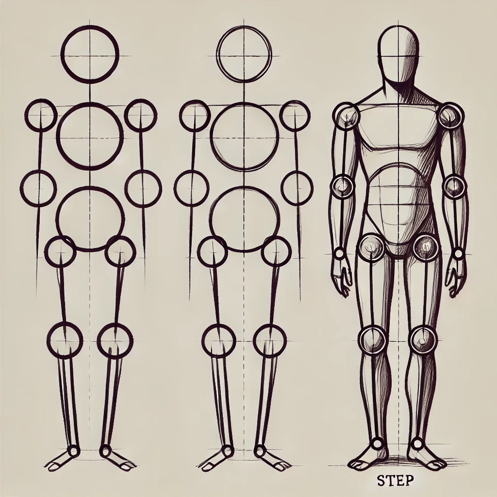 female drawing base poses