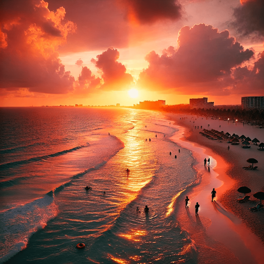 can you swim in the ocean in cancun