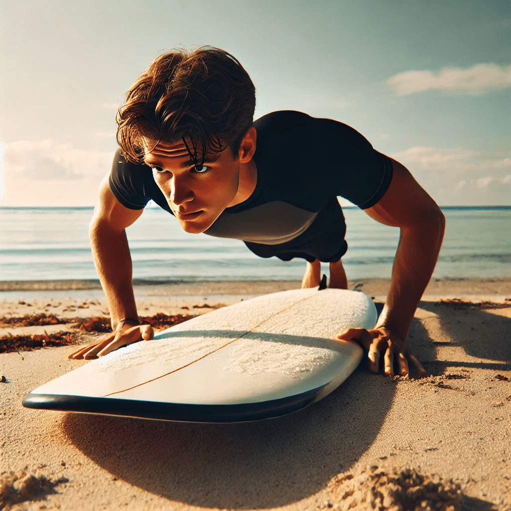 how to stand up on a surfboard