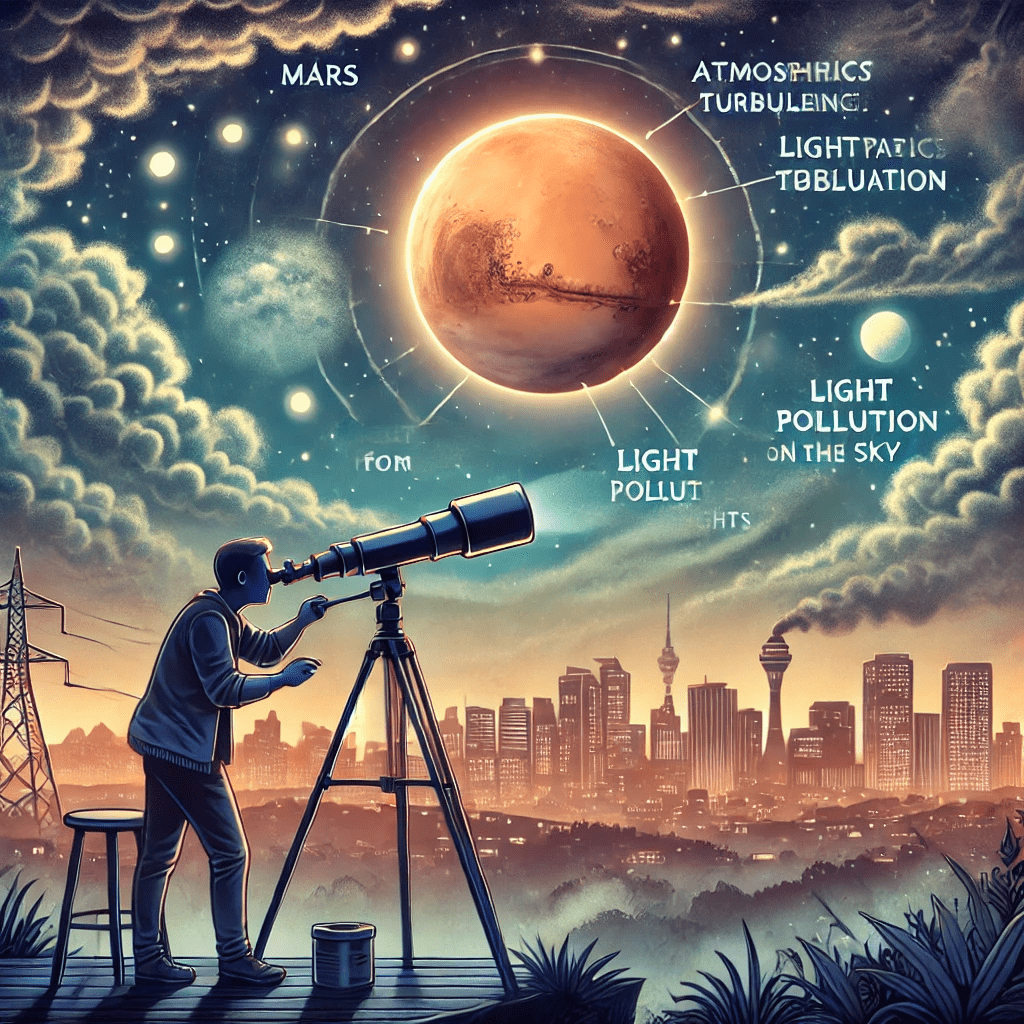 can you see Mars with a telescope