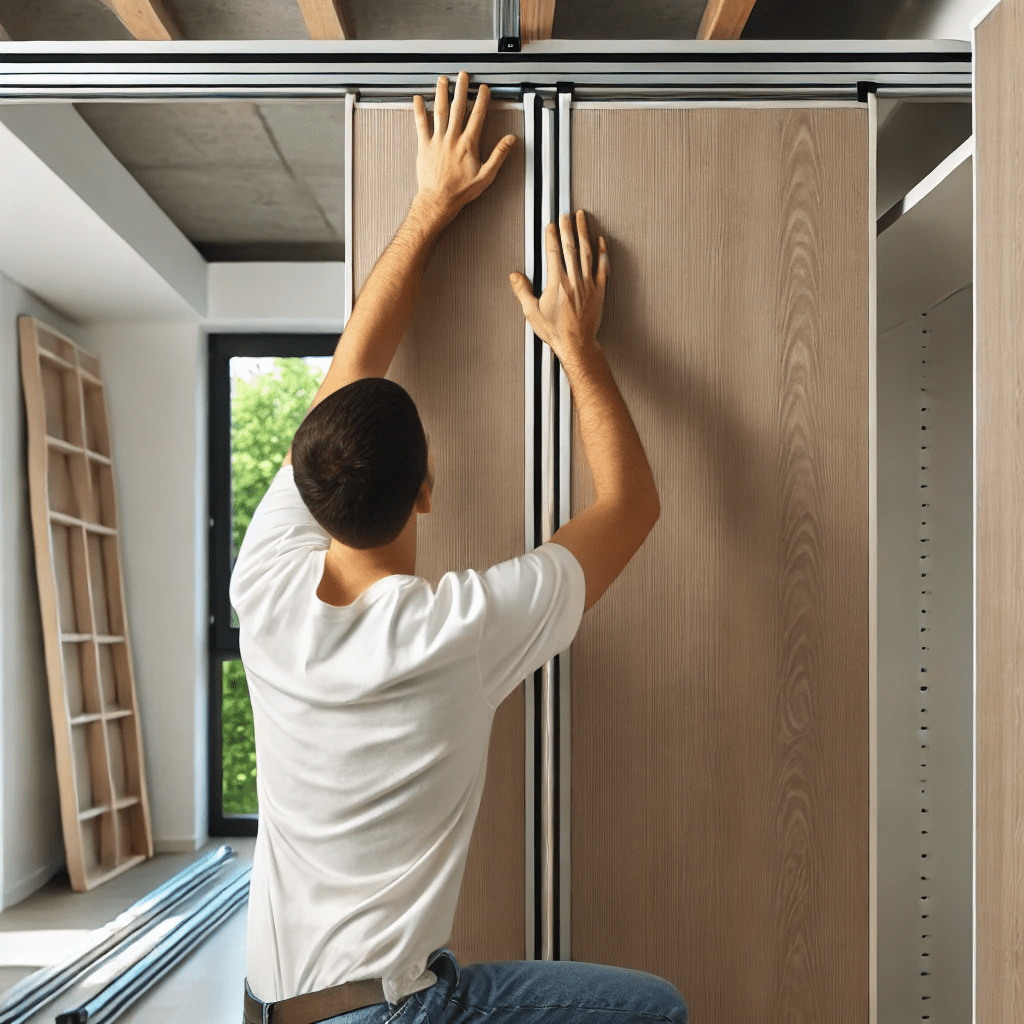 diy bifold closet doors