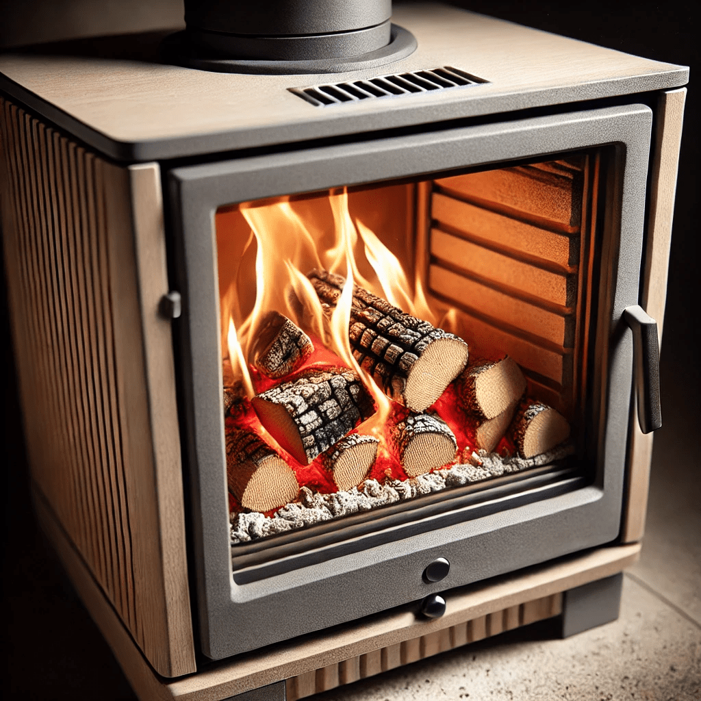 DIY indoor wood burning stove