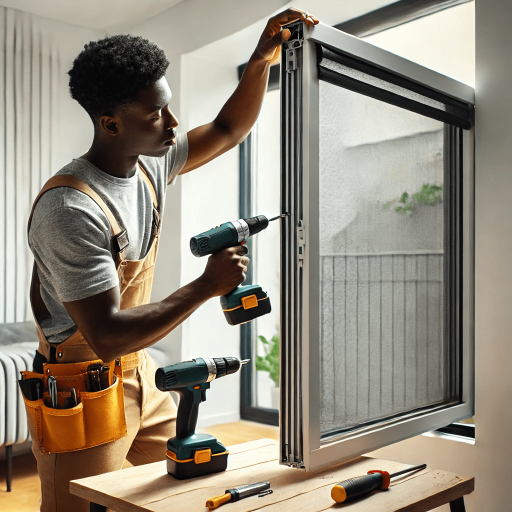 diy retractable window screens