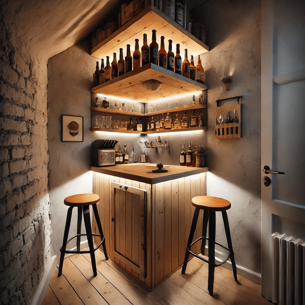 DIY man cave bar ideas on a budget