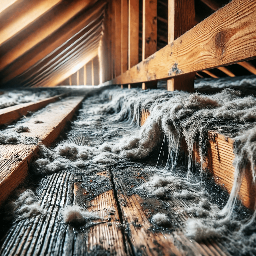 DIY attic insulation removal