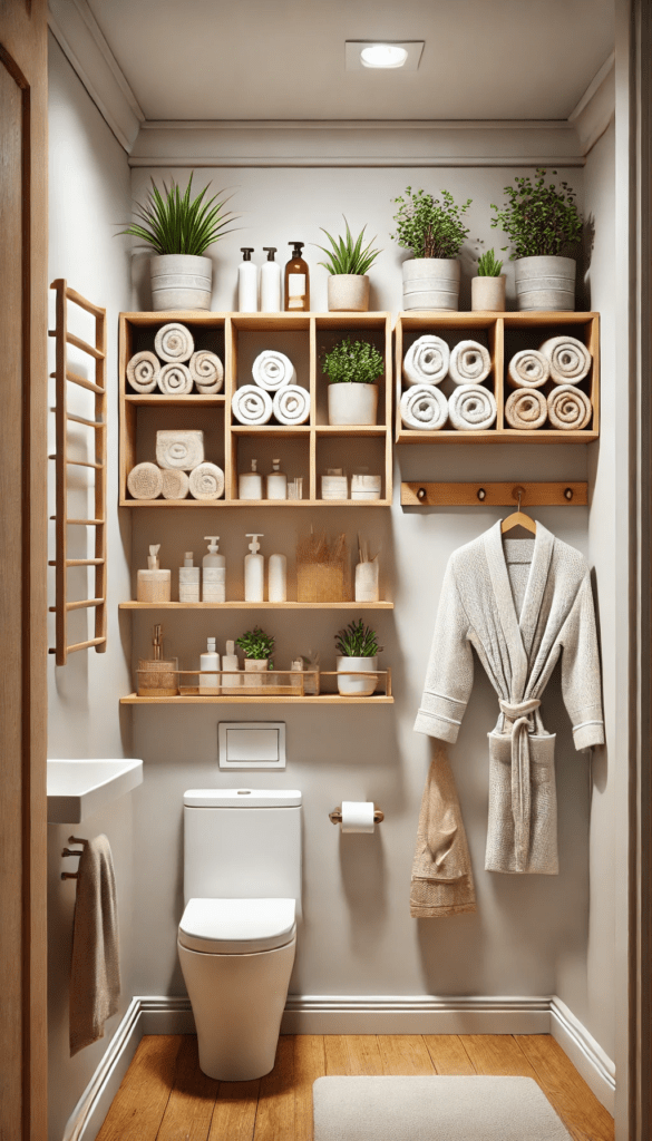 8 small bathroom organization hacks