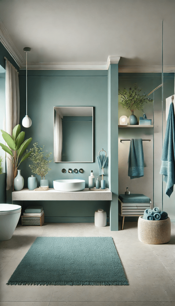 7 cozy sage and blue color schemes