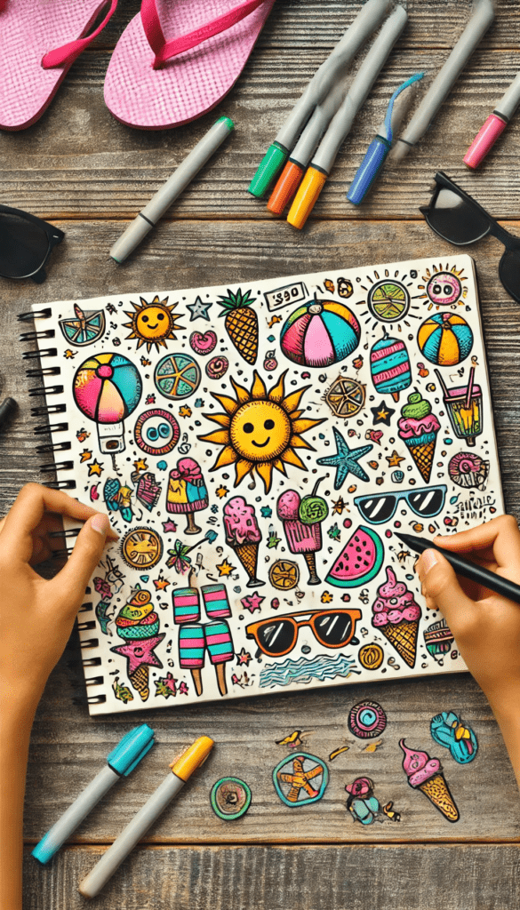 cute doodle art ideas for sketchbooks