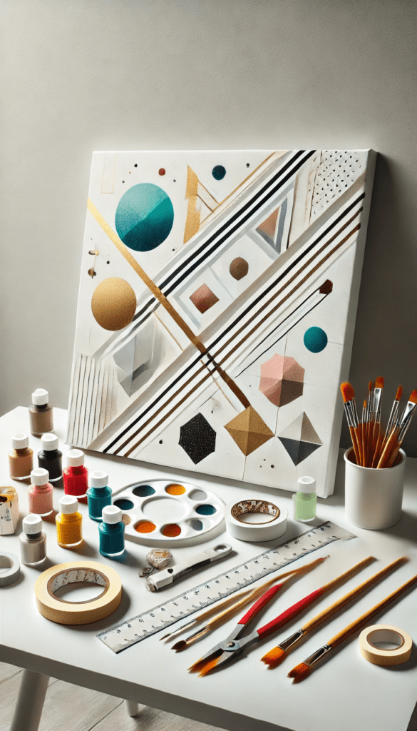 DIY Geometric Wall Art Decor