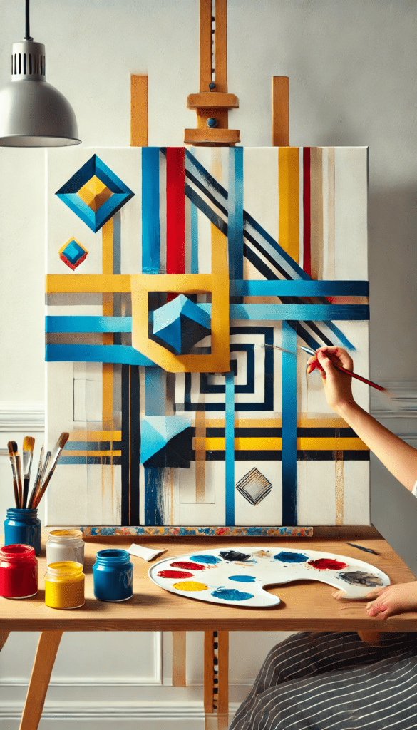 DIY Geometric Wall Art Decor