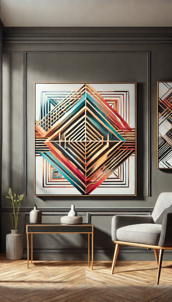 DIY Geometric Wall Art Decor