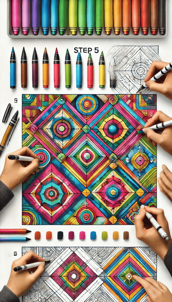 easy geometric pattern drawings