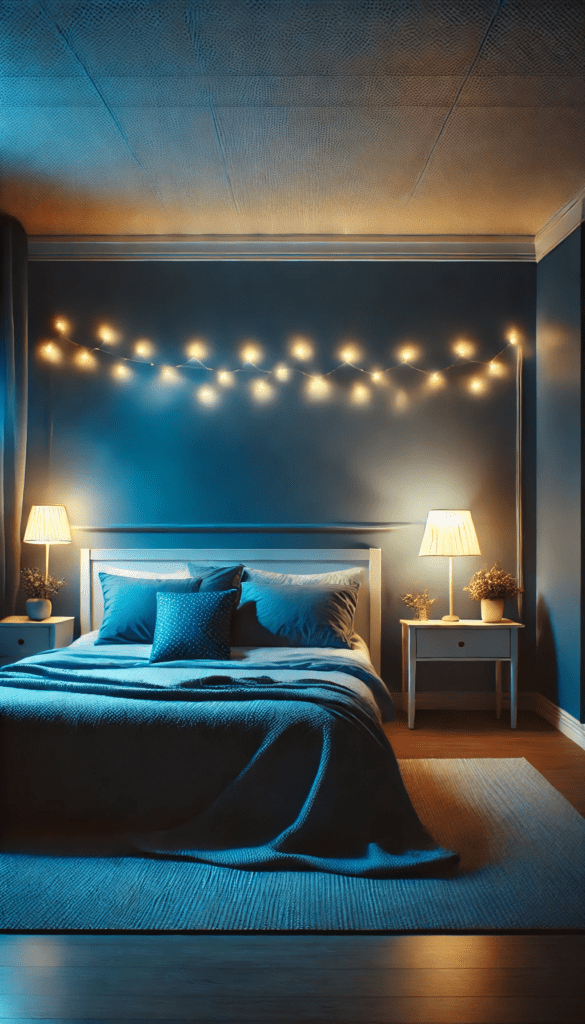 5 blue monochrome bedroom themes