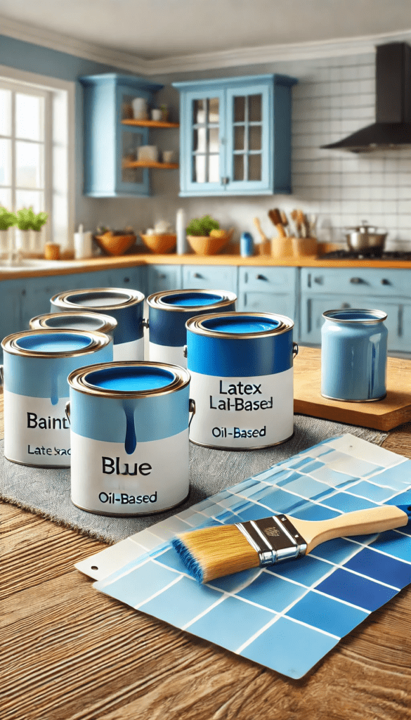 3 blue kitchen cabinet paint colors