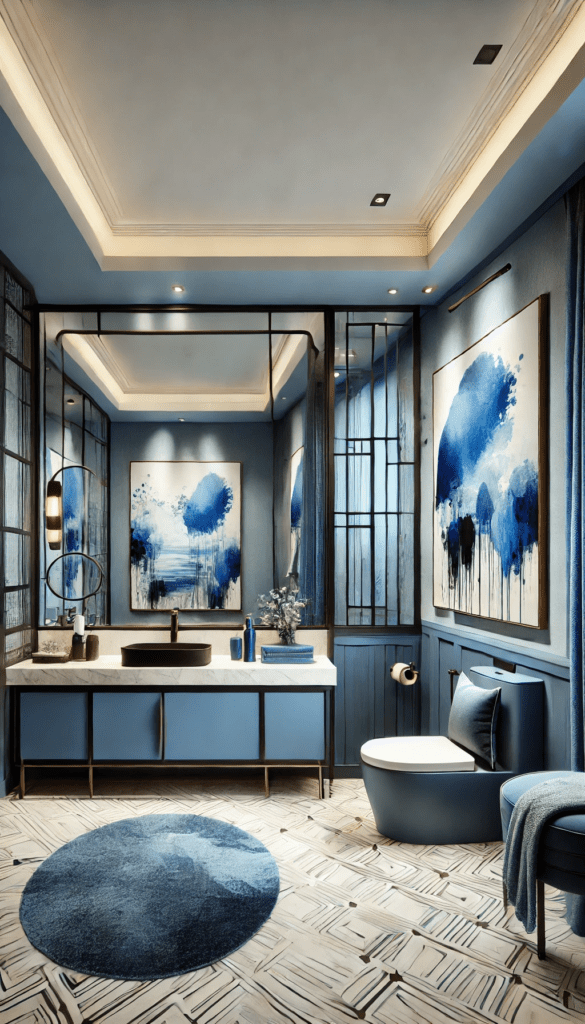 7 gorgeous all-blue bathroom inspirations