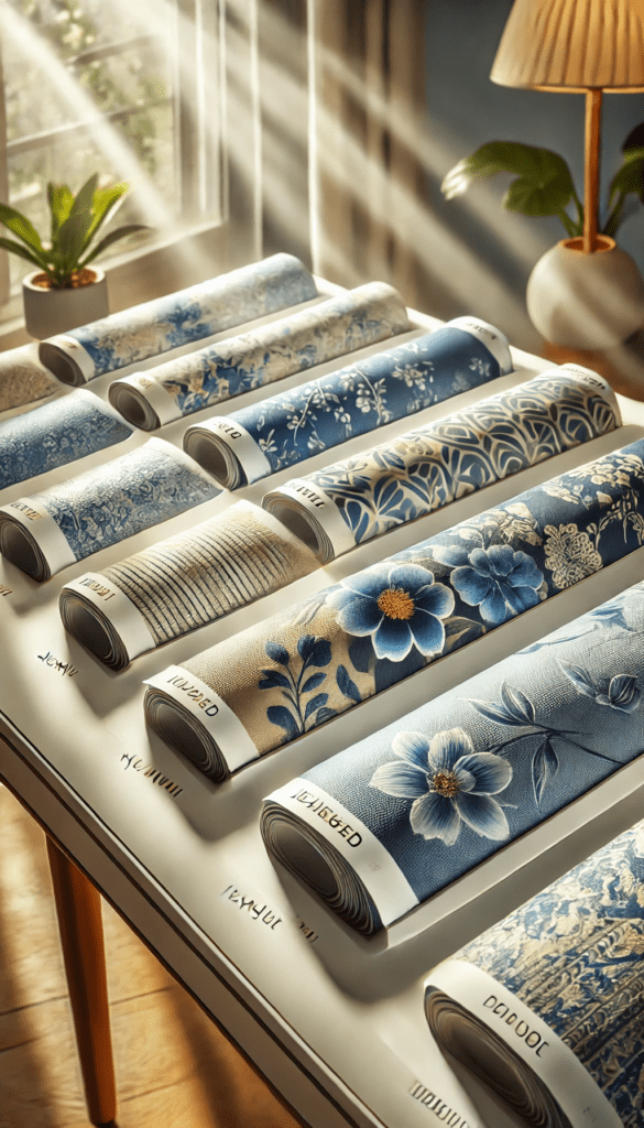 7 beautiful blue floral wallpaper styles