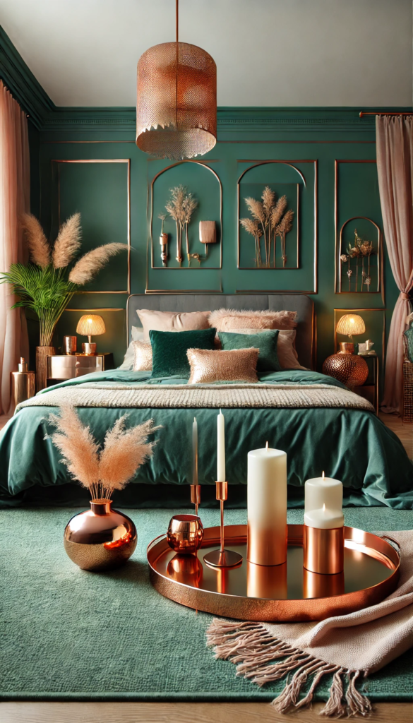 5 elegant emerald and gold color schemes