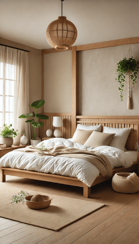 5 minimalist Japandi bedroom ideas