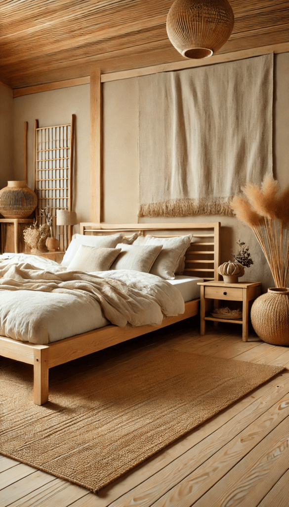 5 minimalist Japandi bedroom ideas