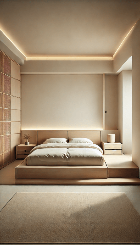 5 minimalist Japandi bedroom ideas