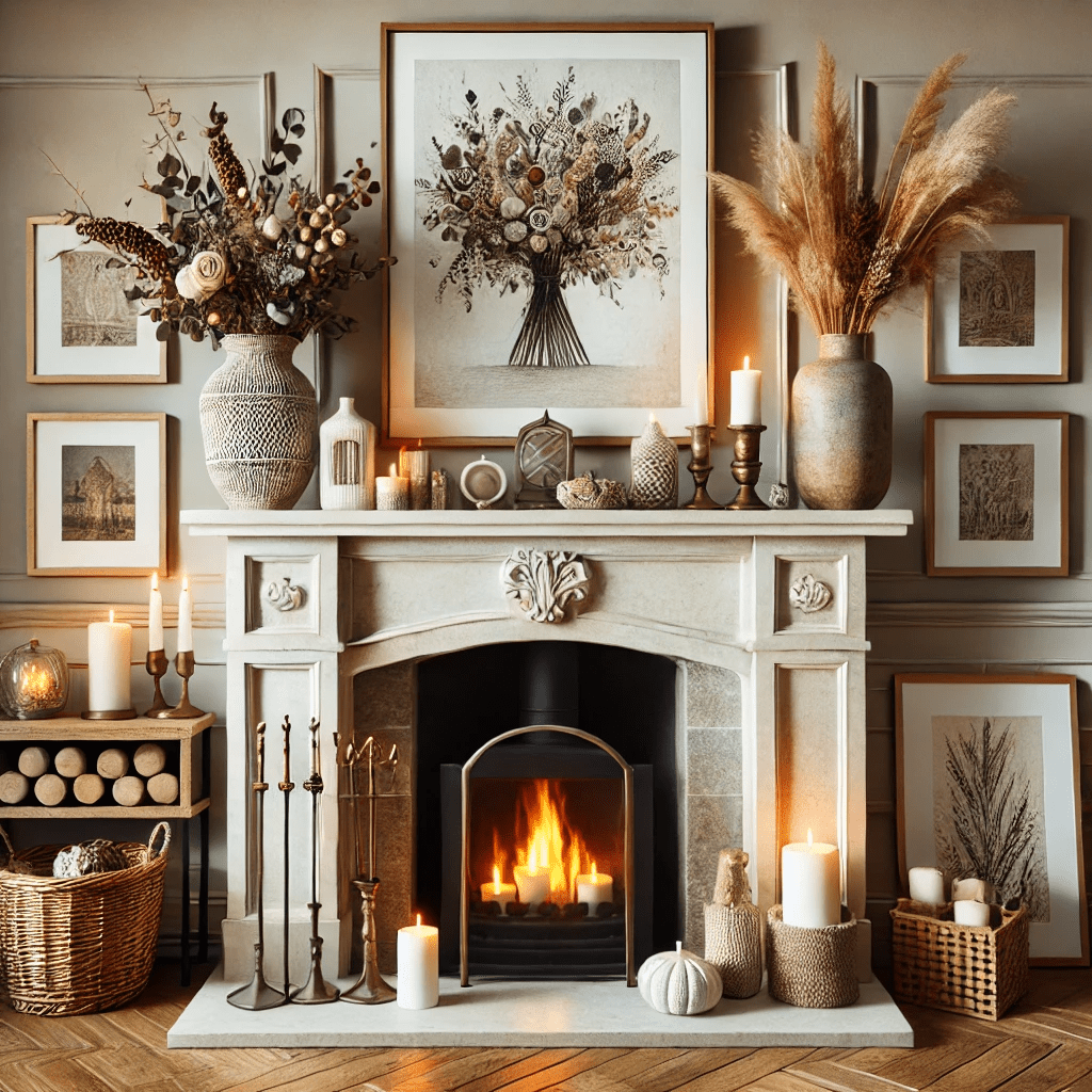 7 fireplace mantel decorating ideas for every season