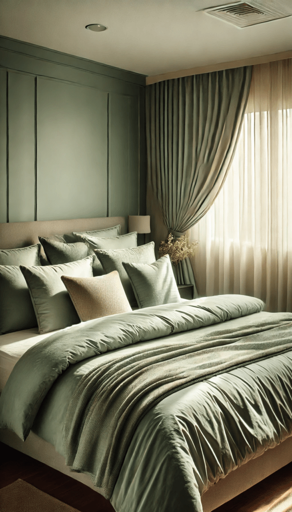 5 DIY sage green bedroom makeover ideas