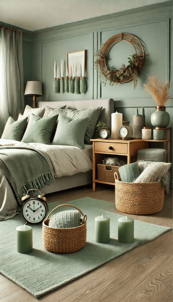 5 DIY sage green bedroom makeover ideas