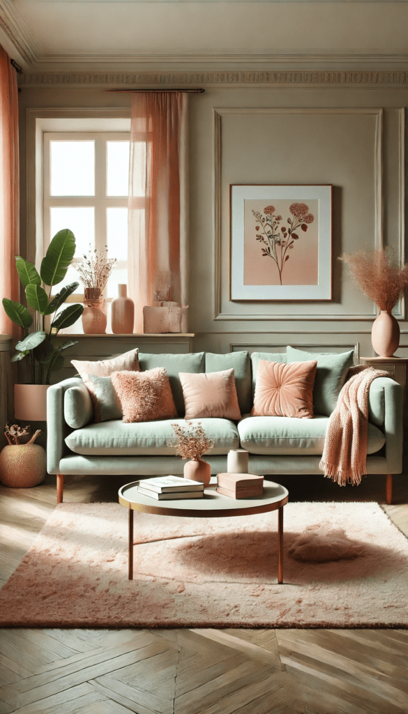 7 dreamy blush and sage color combos