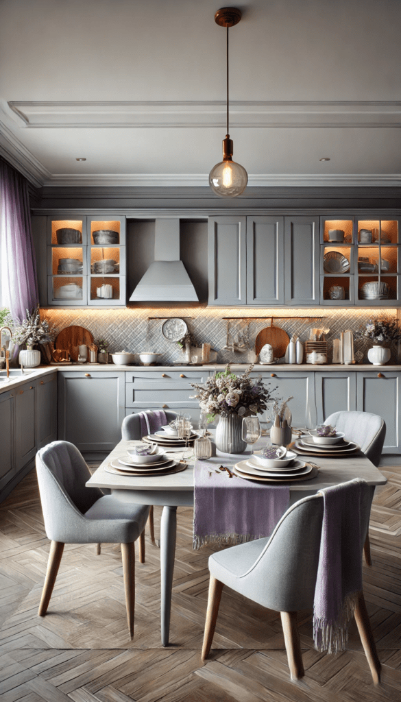 7 serene lavender and gray color combos