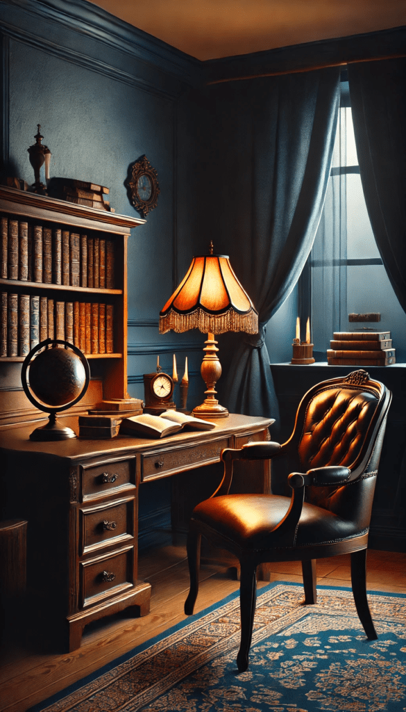 7 dark academia wall color ideas for a cozy study