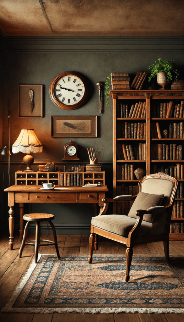 7 dark academia wall color ideas for a cozy study